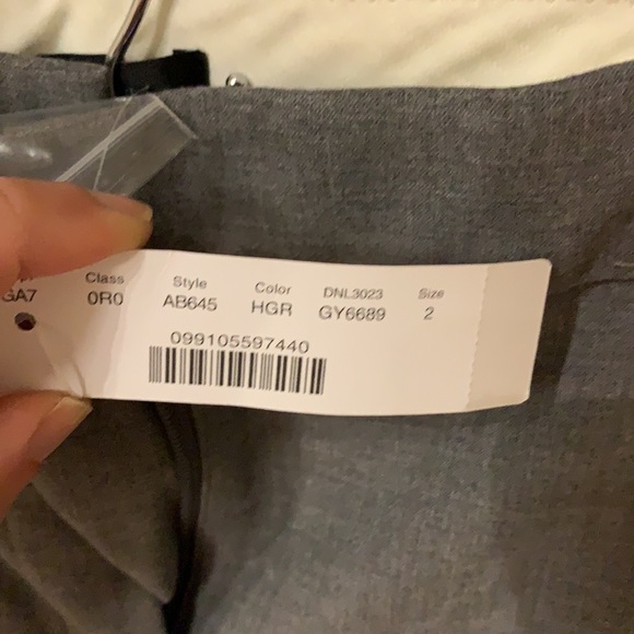 NWT JCrew grey trousers size 2 short - Picture 5 of 5